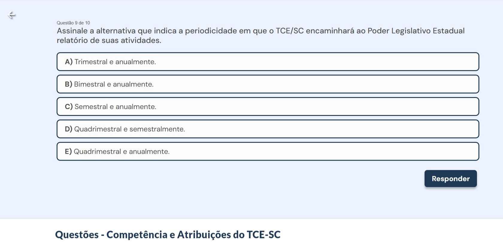 Plataforma de Questões