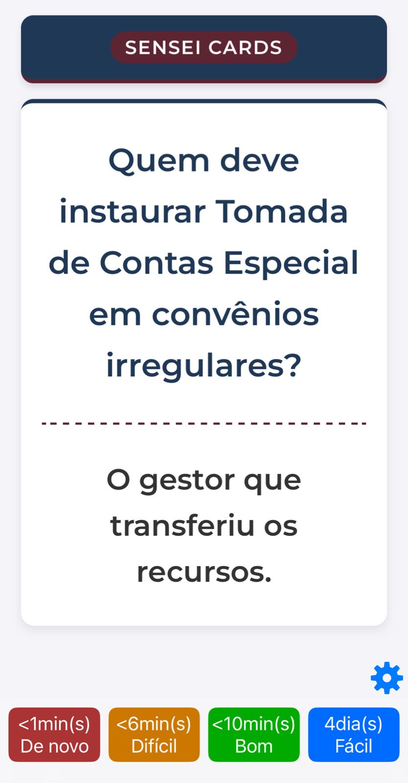 Exemplo do Sensei Card no Anki