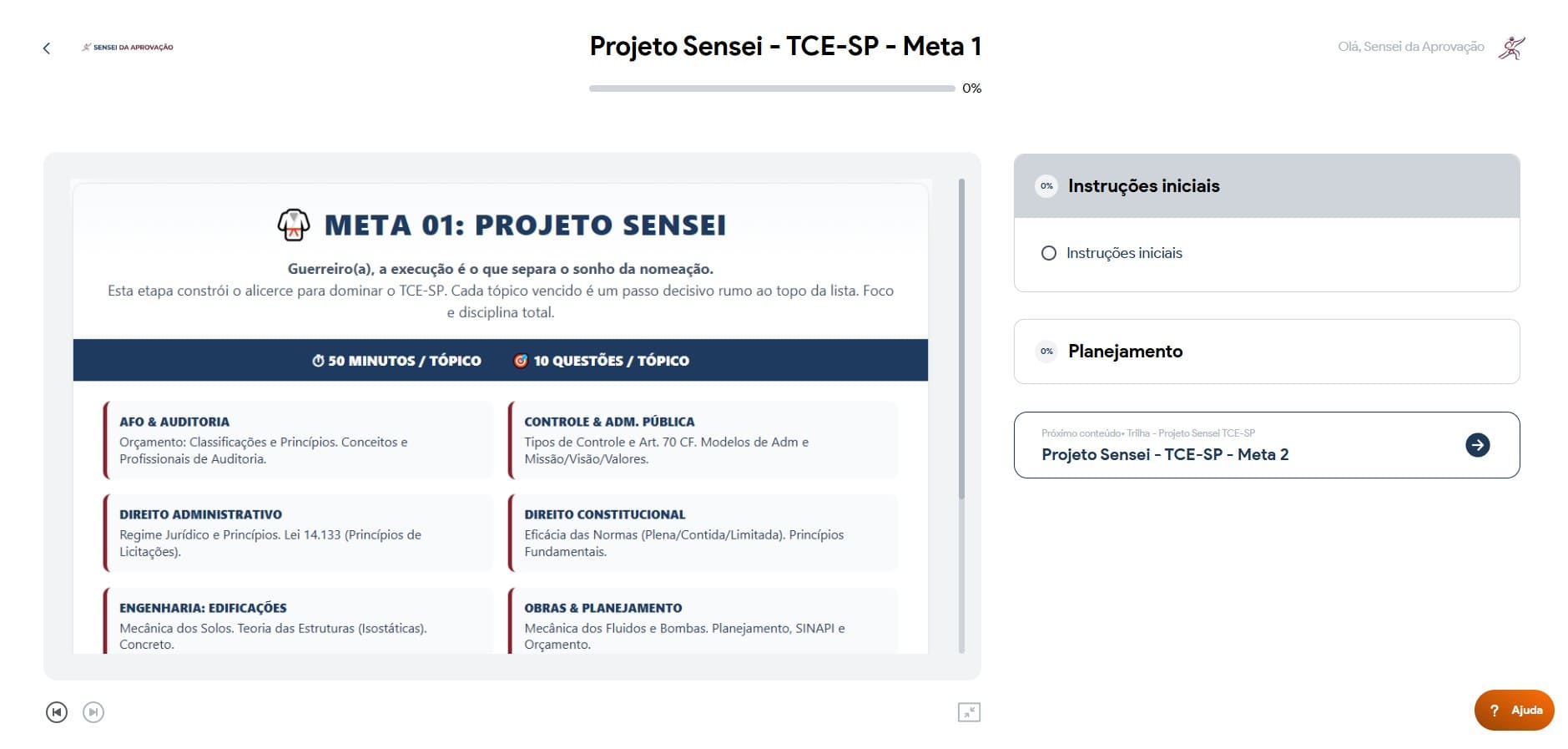 Interface da Plataforma 2