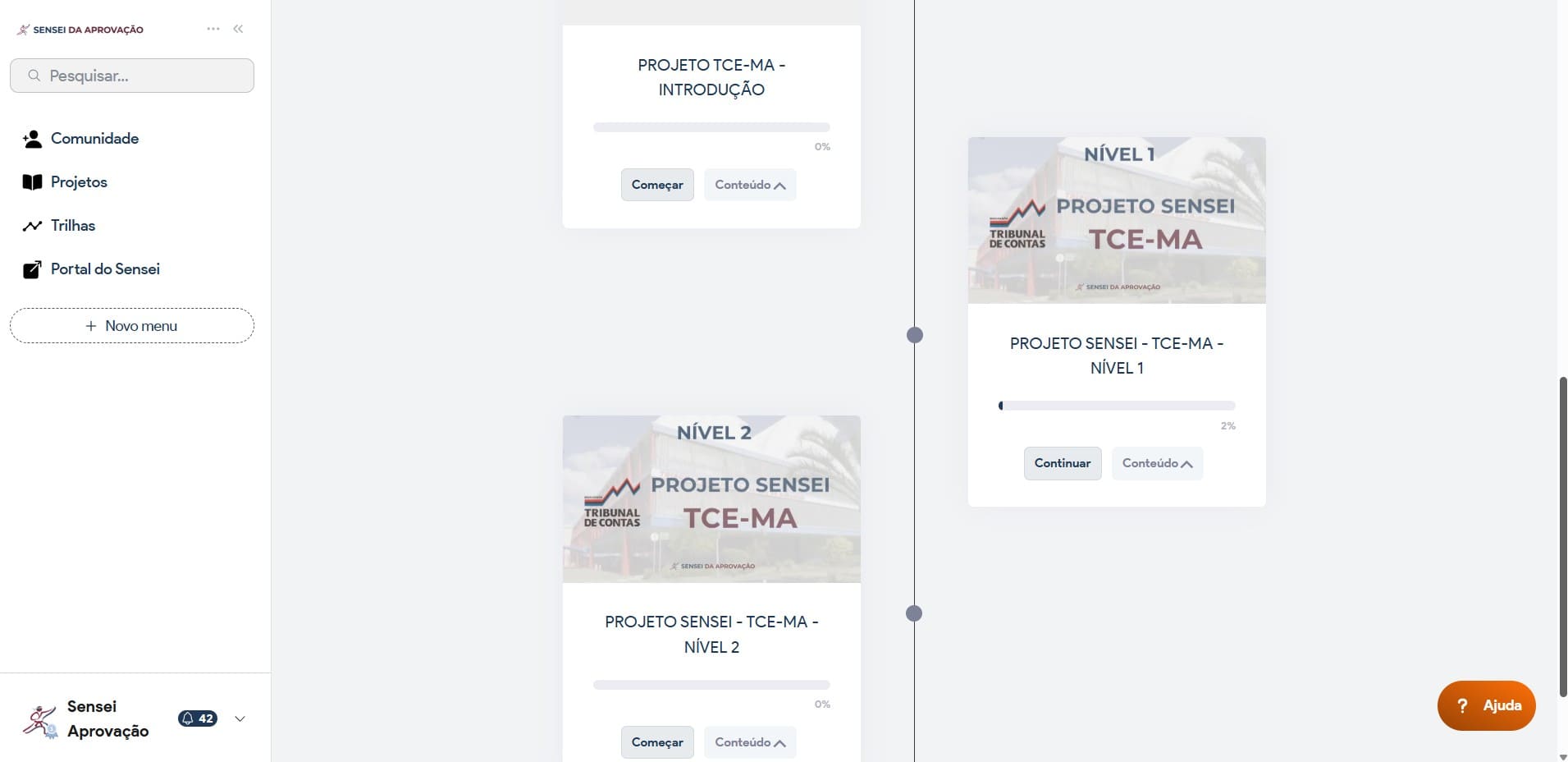 Interface da Plataforma 4